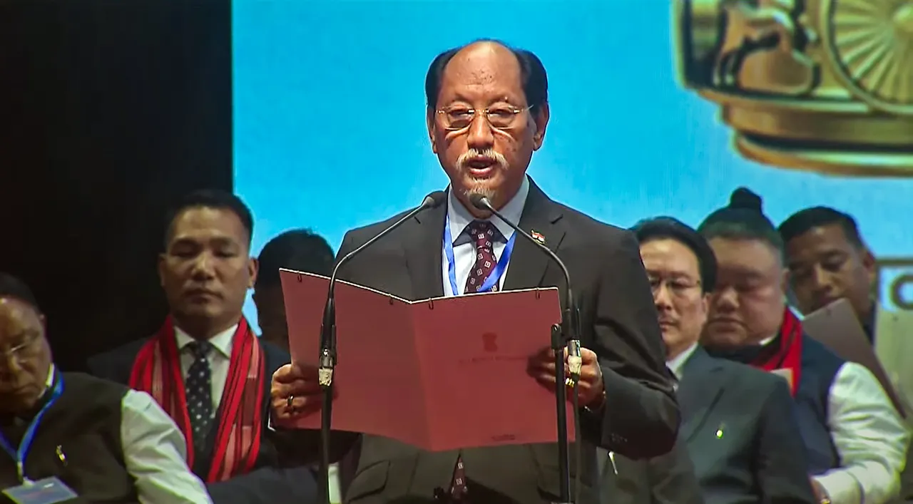 Neiphiu Rio takes oath as Nagaland CM