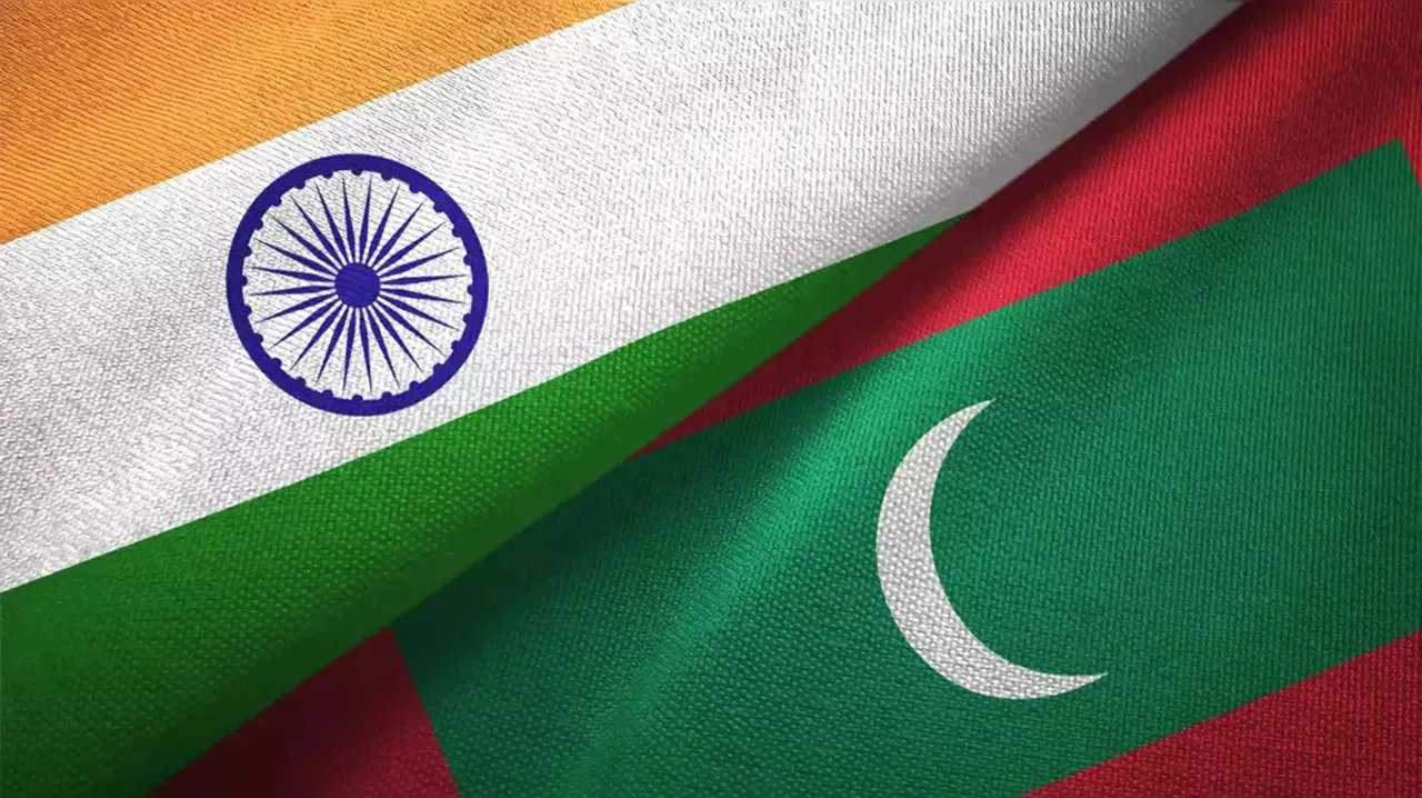 India Maldives Flag
