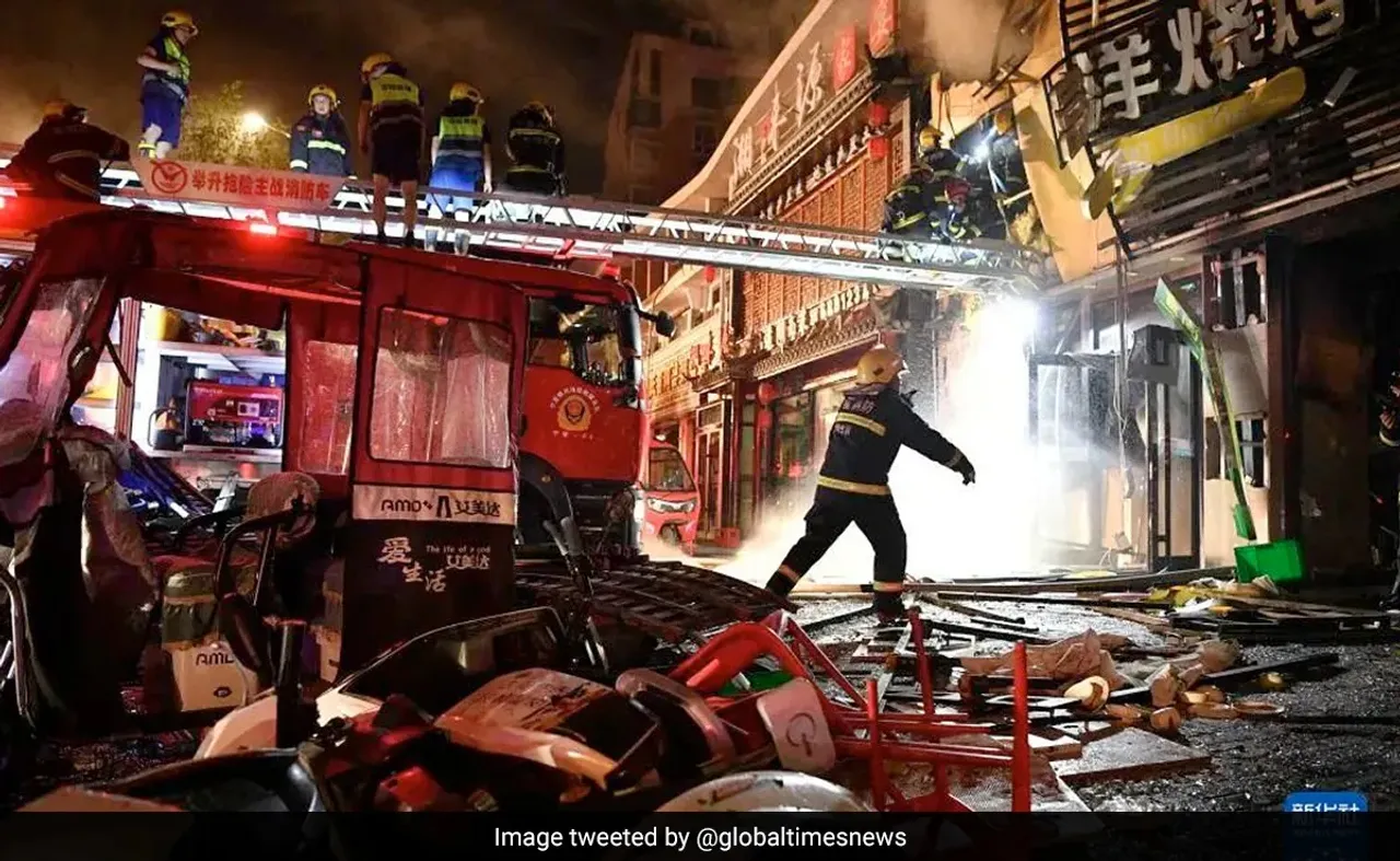 explosion at barbecue restaurant in China
