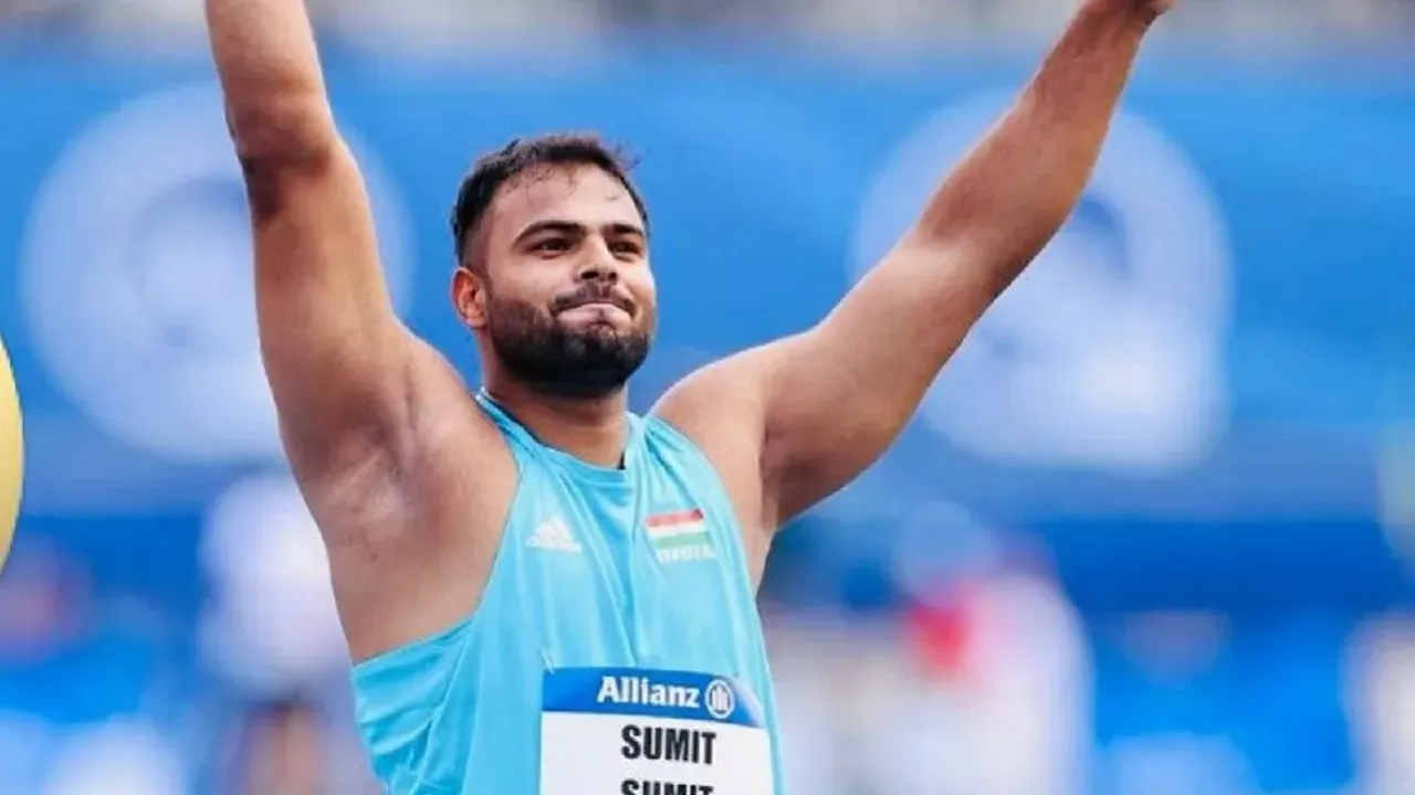 Sumit Antil wins javelin throw gold, breaks own world record