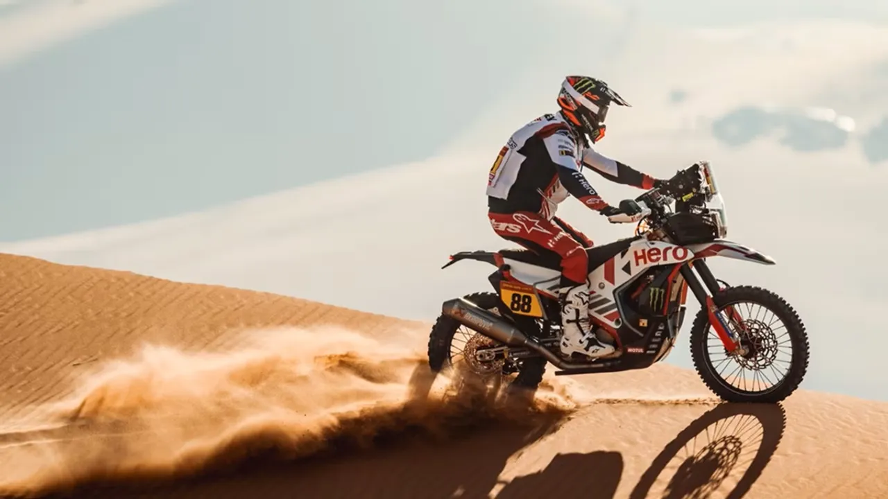 Hero MotoSports' Ross Branch remains at 2nd position in overall ranking in Dakar Rally
