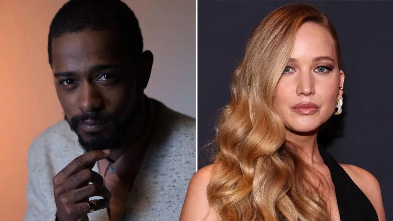 LaKeith Stanfield and Jennifer Lawrence