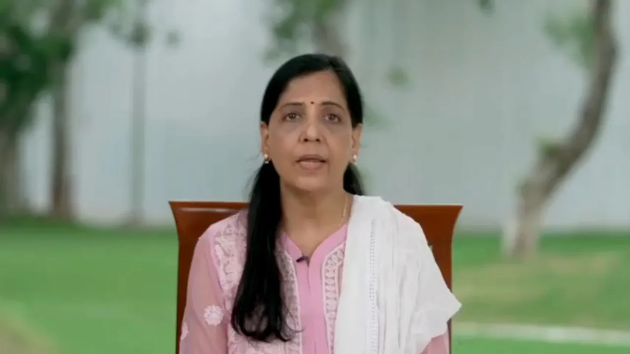 Delhi Chief Minister Arvind Kejriwal's wife Sunita Kejriwal's video message