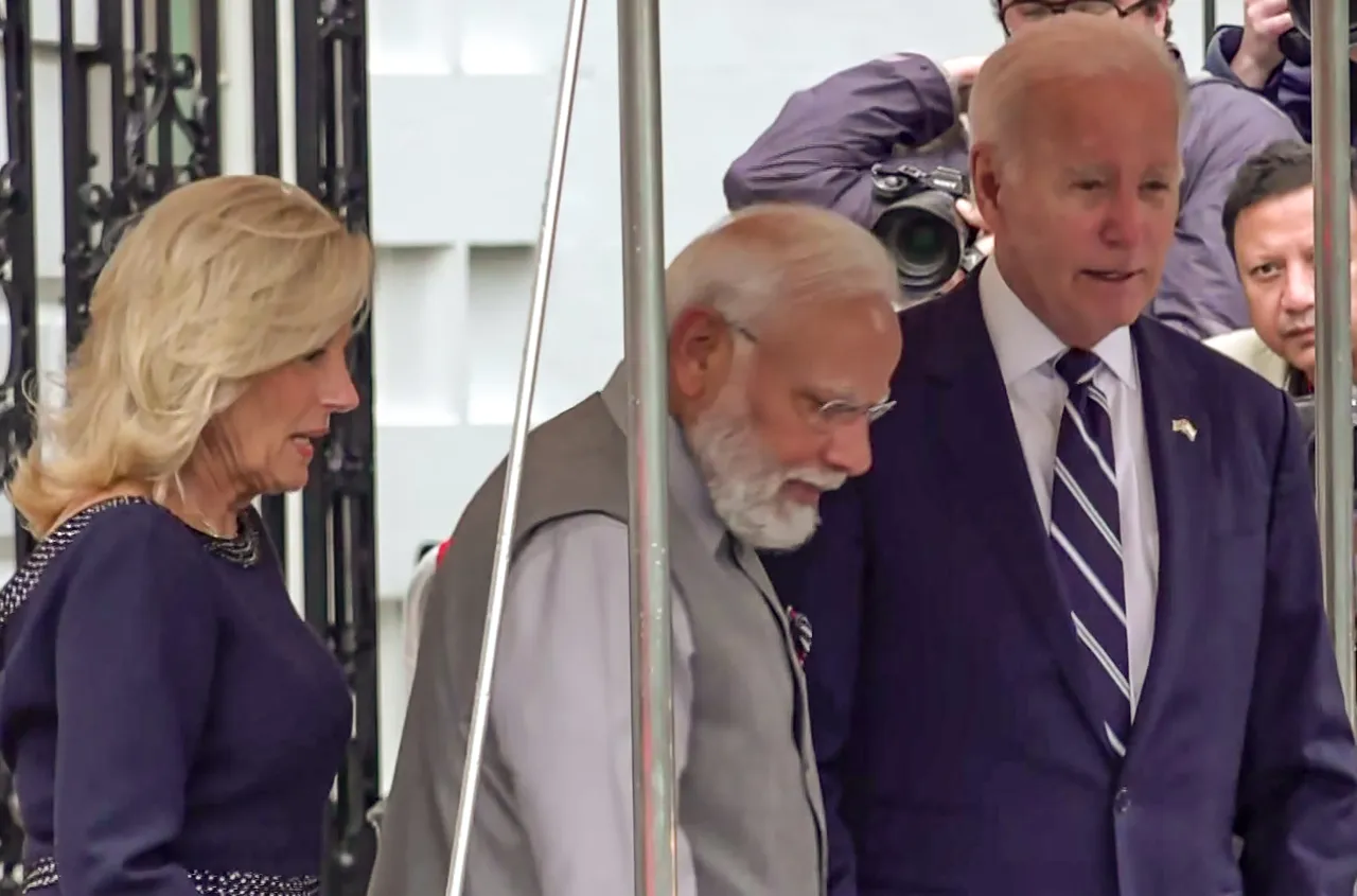 President Joe welcomes India's Prime Minister Narendra Modi to the White House for a private dinner, Wednesday, June 21, 2023, in Washington