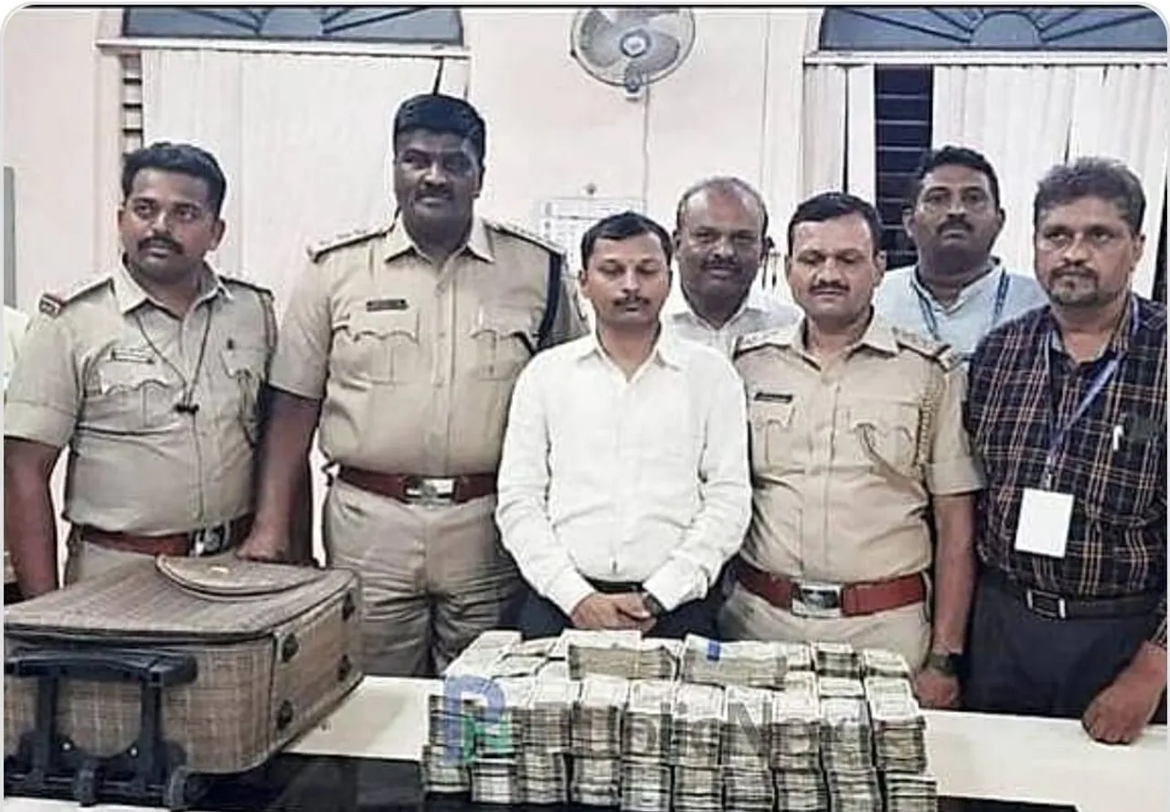 Cash seized Belagavi Karnataka