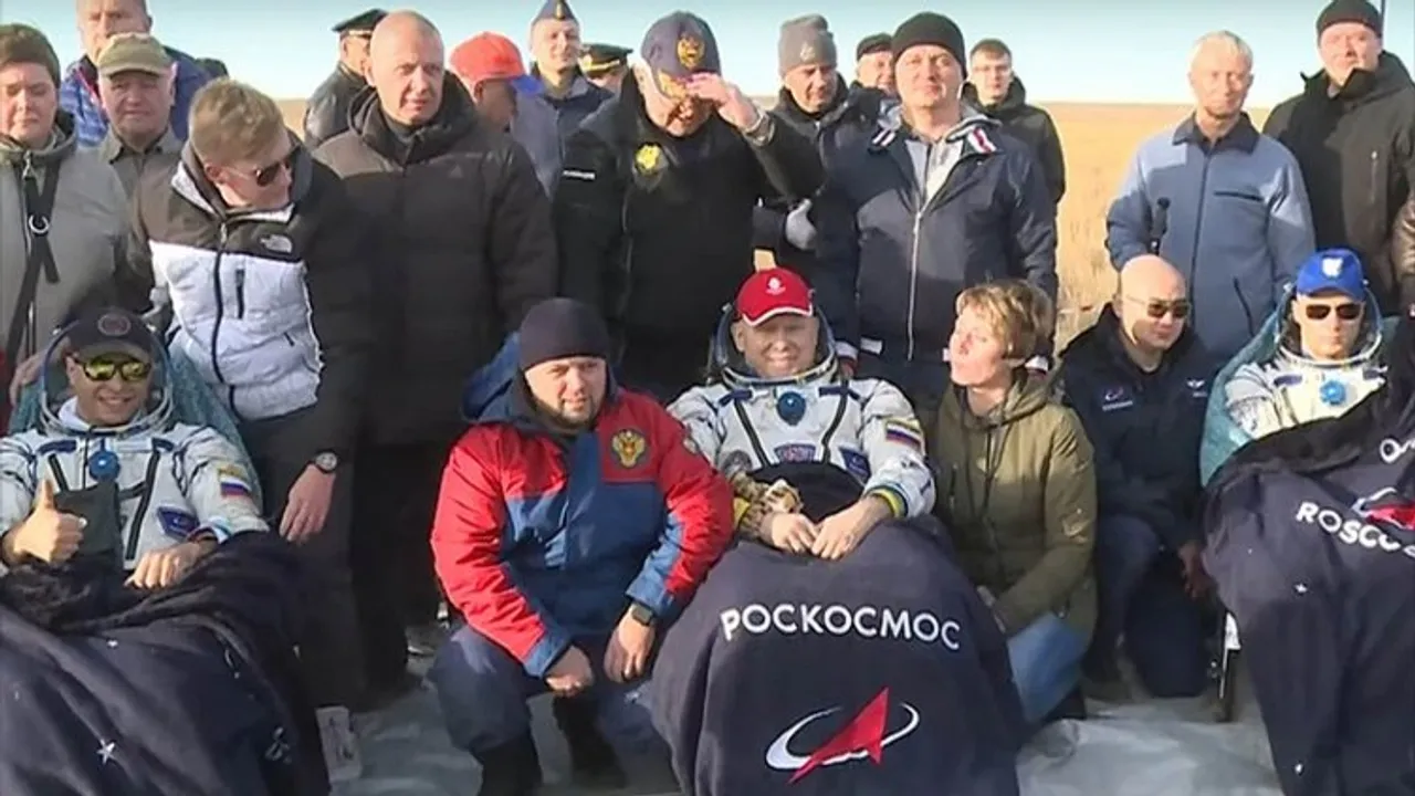 3 Russian cosmonauts return safely from International Space Station
