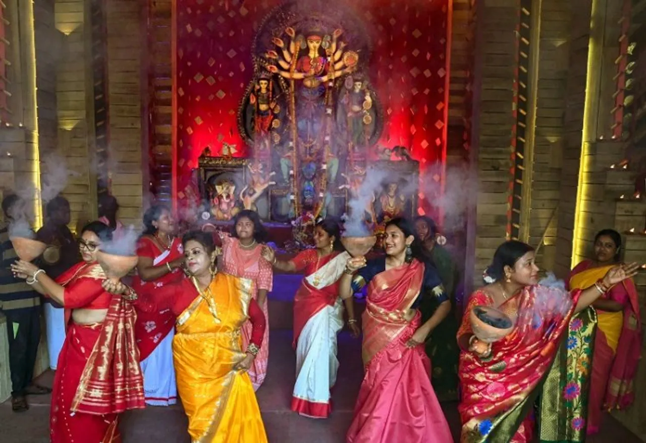 Durga Puja celebrations in Kolkata