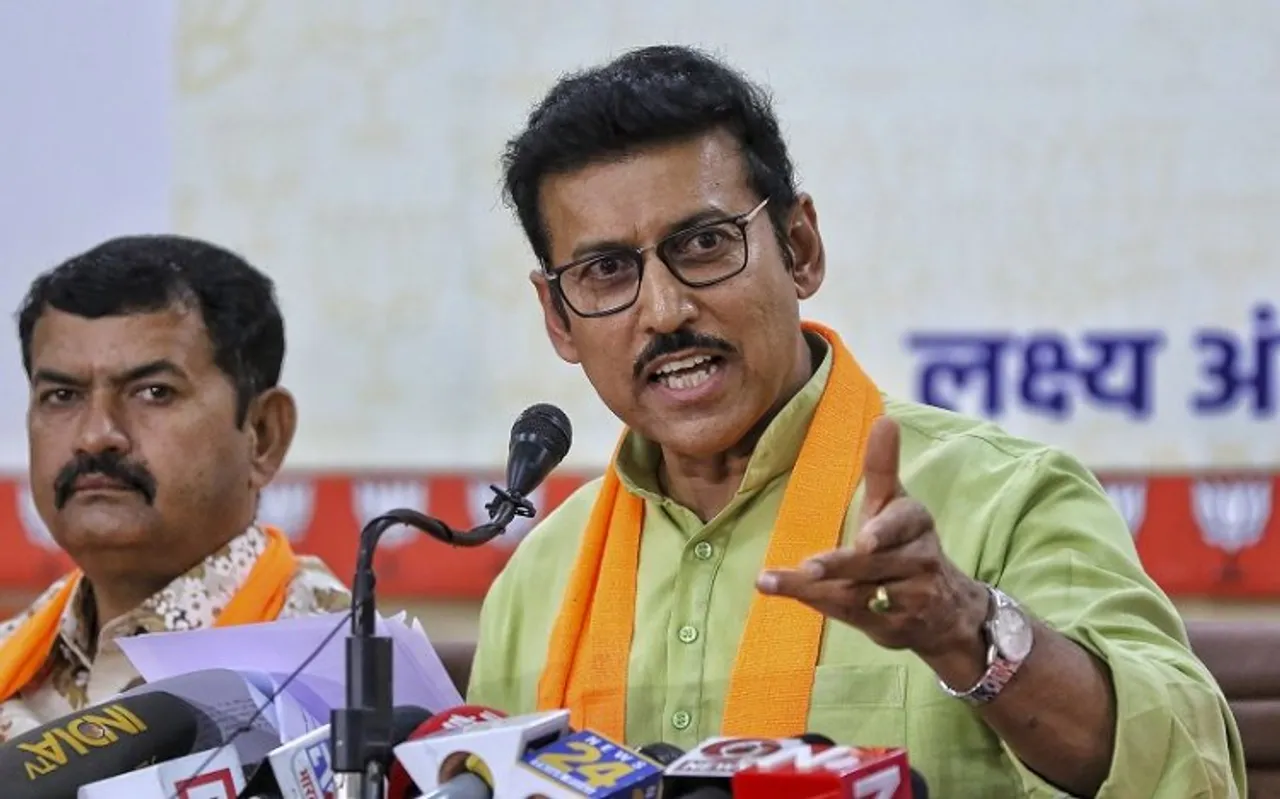 Newly elected Congress chief rubber stamp: Rajyavardhan Rathore