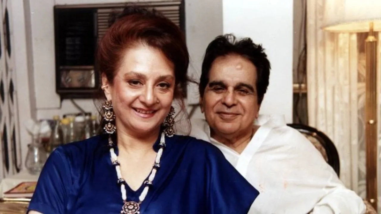 Saira Banu with Dilip Kumar (File photo)