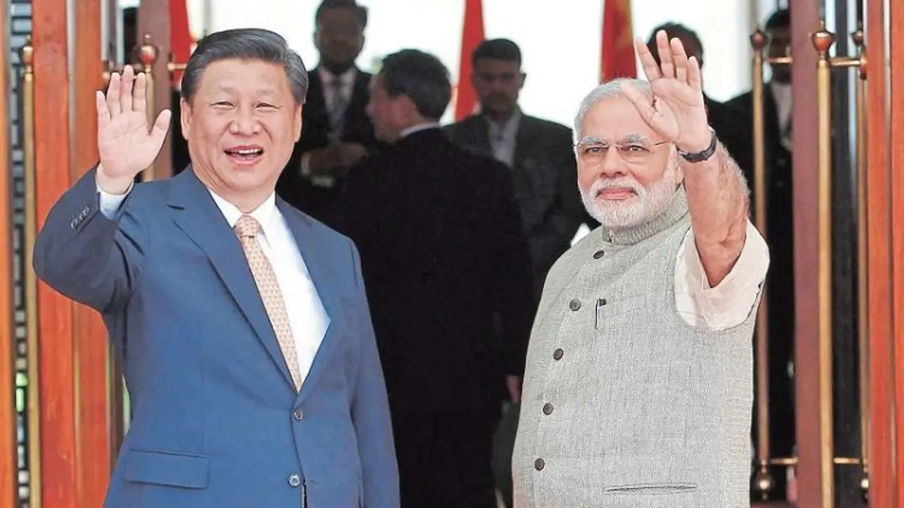 Prime Minister Narendra Modi with Chinese President Xi Jinping on his India Visit (File photo)