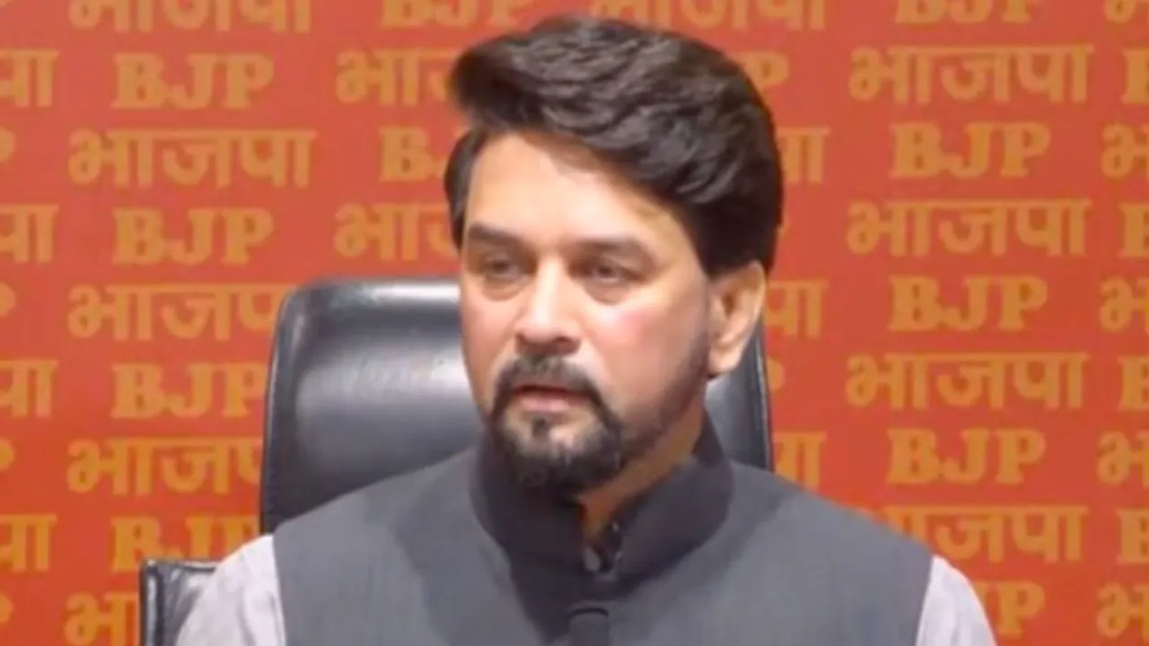 Information and Broadcasting Minister Anurag Singh Thakur (File photo)