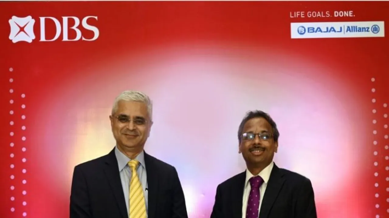 Mr. Prashant Joshi â MD & Head, Consumer Banking Group, DBS Bank India and  Mr. Tarun Chugh â MD & CEO, Bajaj Allianz Life Insurance signed  the corporate agency agreement in Mumbai