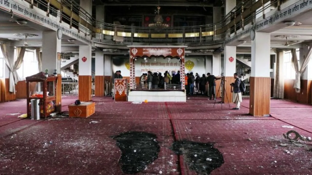 Several blasts and gunfire hit a Sikh Gurdwara in Afghanistan's capital Kabul on Saturday