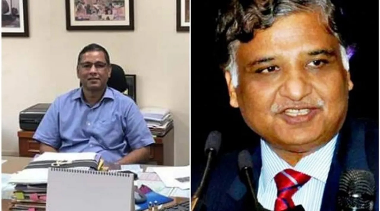 (Left) Tapan Kumar IB Chief and Samanth Goel R&AW chief (Right)