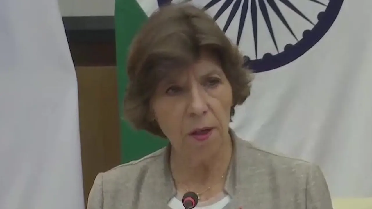 French Foreign Minister Catherine Colonna in India
