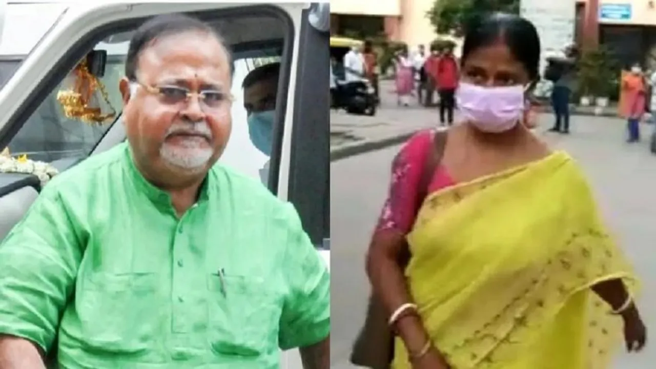 Woman throws shoes at Partha Chatterjee near hospital