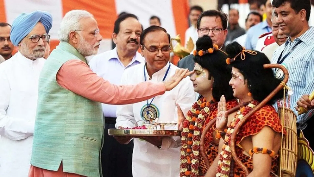 Prime minister attending Ramlila in Delhi (File photo)