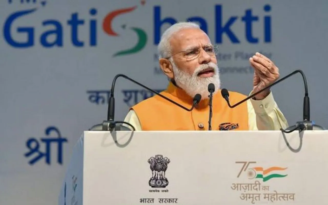 Prime Minister Narendra Modi at PM GatiShakti portal launch (File photo)
