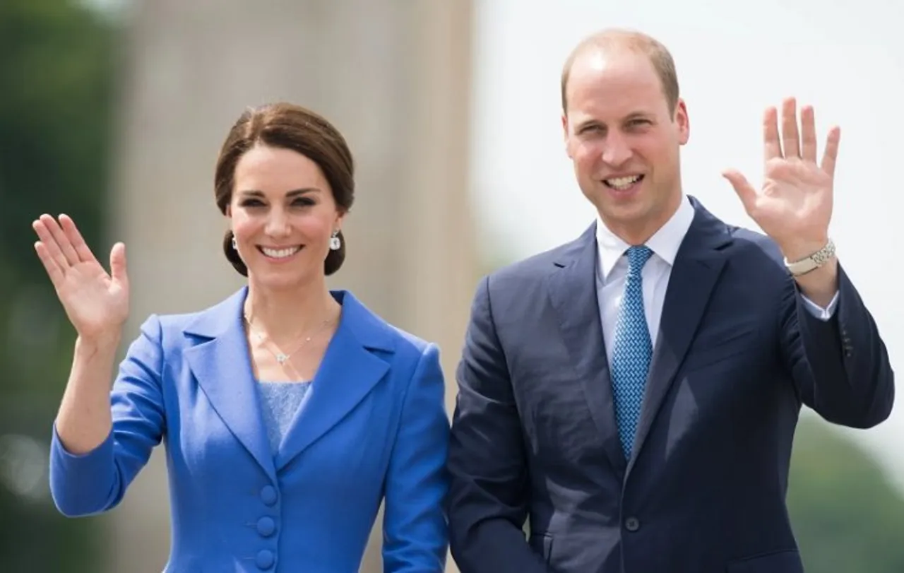Prince William and his wife Kate Middleton (file photo)