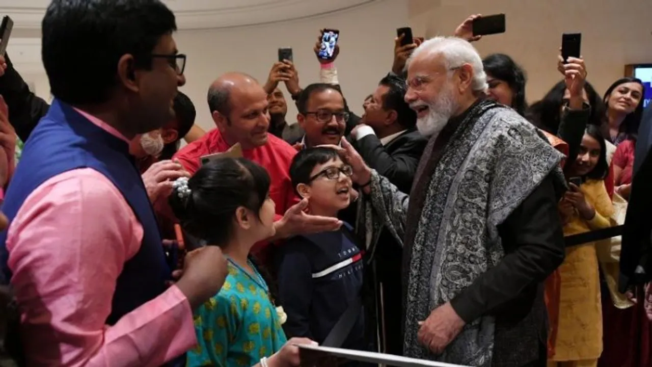 PM Modi met several Indian community members upon his arrival in Berlin