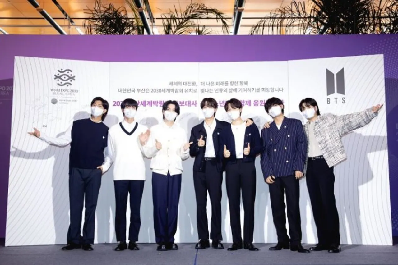 K-pop boy band, BTS appointed Honorary Ambassadors for the World EXPO 2030, Busan, Korea 