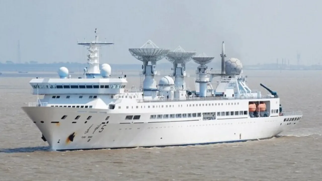 As its high-tech ship berths at Sri Lanka port, China says it doesn't affect any country