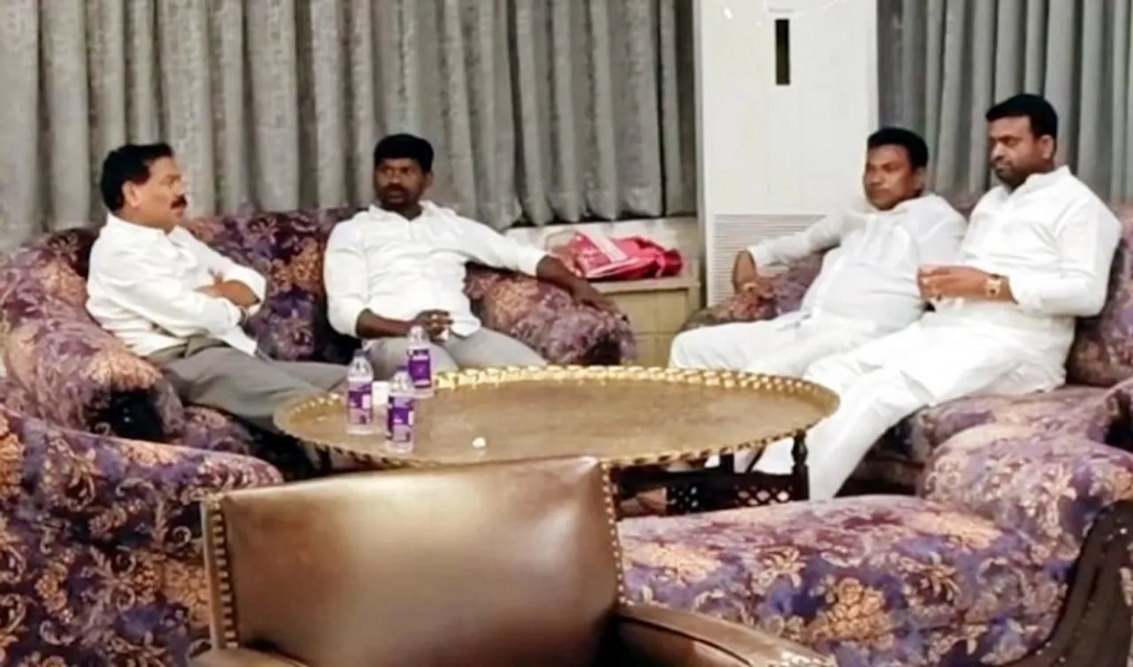 Four TRS party MLAs