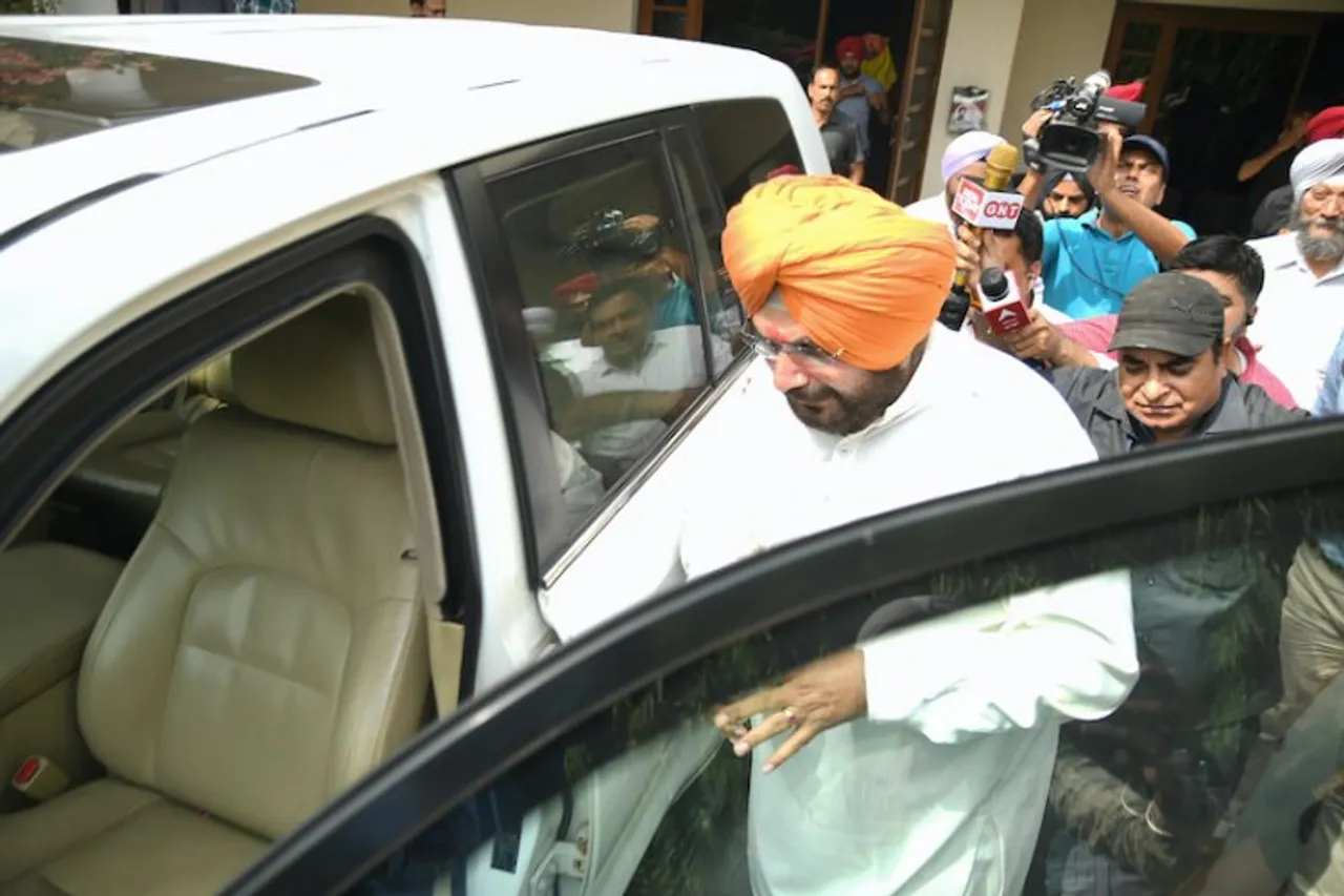 Navjot Singh Sidhu in Patiala on Thursday