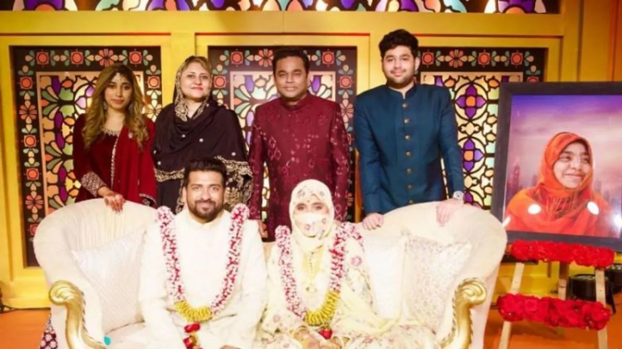 AR Rahman's daughter Khatija gets married to Riyasdeen Shaik Mohamed