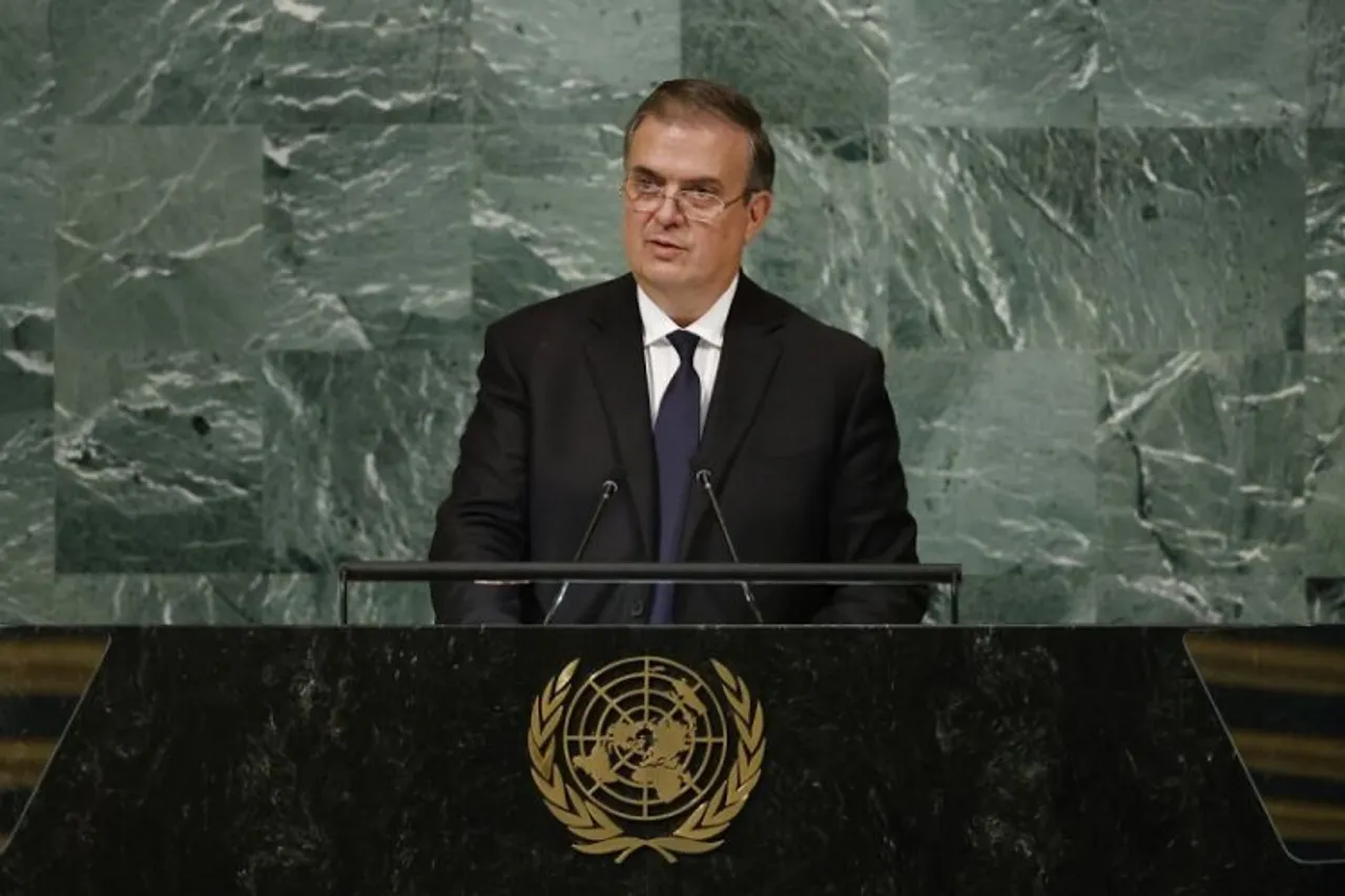 Mexico Foreign minister addressing UNGA