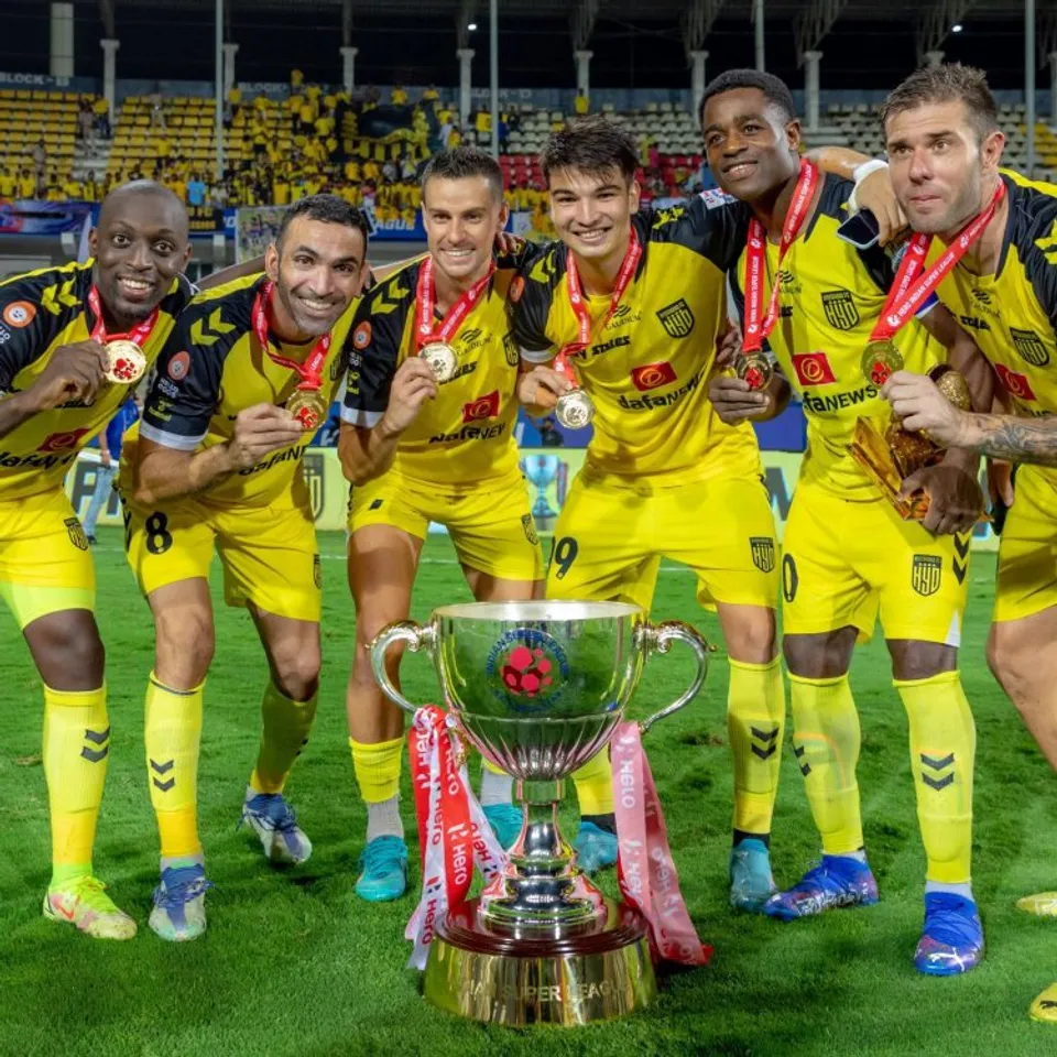 Hyderabad FC win maiden ISL Trophy beat Kerala Blasters on penalty shoot-out