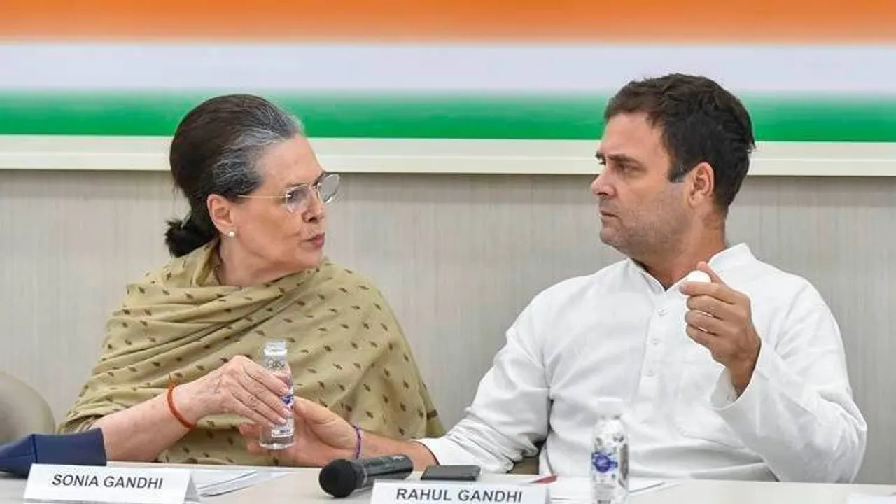 Sonia Gandhi and Rahul Gandhi (File photo)