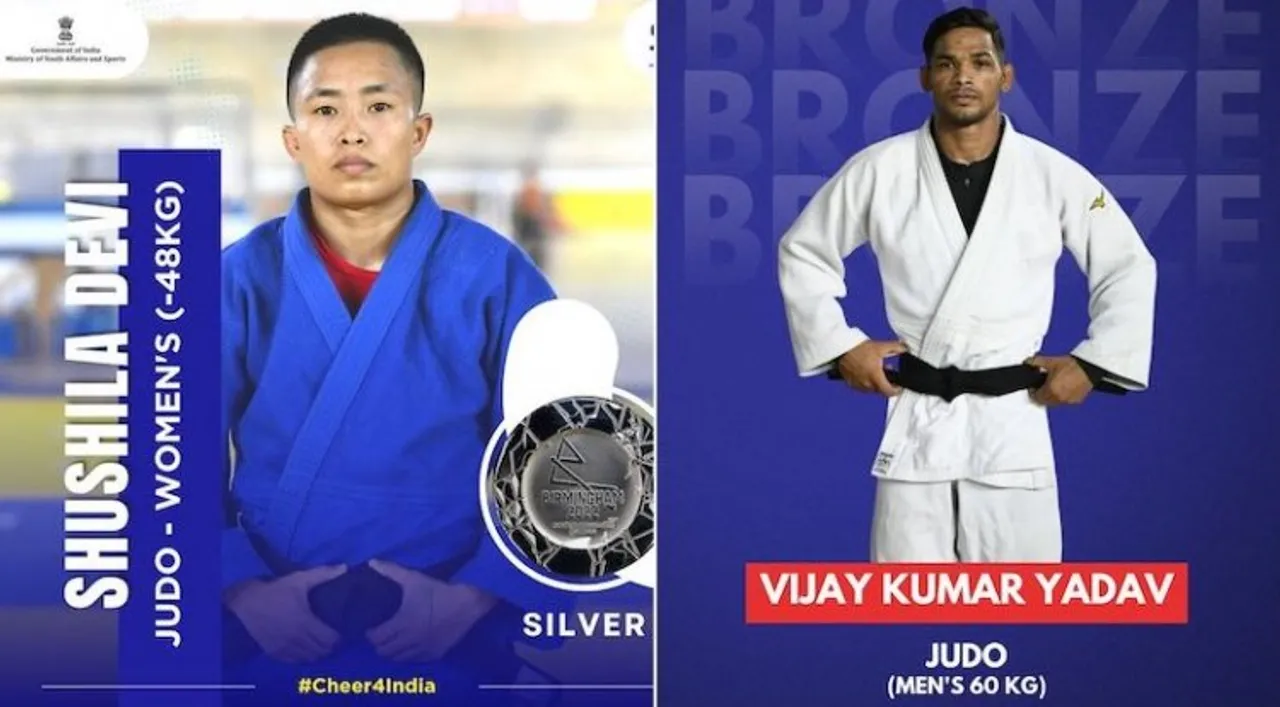 Judoka Shushila wins silver, Vijay Kumar Yadav gets bronze; Suchika Tariyal reaches bronze medal round