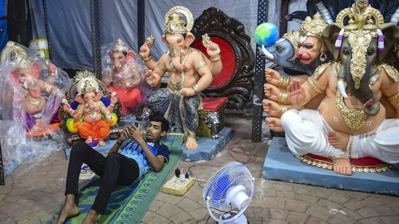 Idols for Ganesh Chaturthi festival