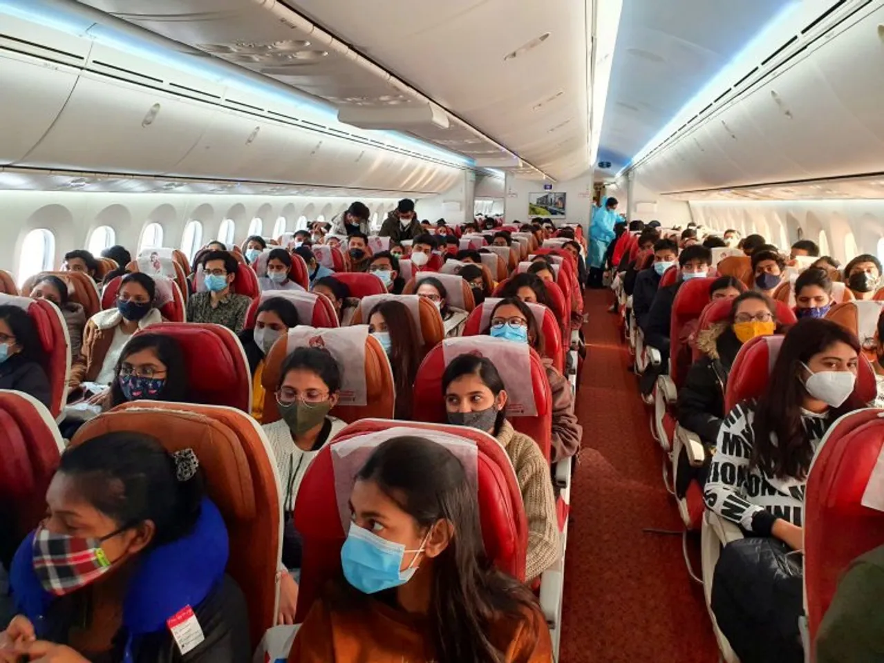 First Air India evacuation flight from Romania takes off 