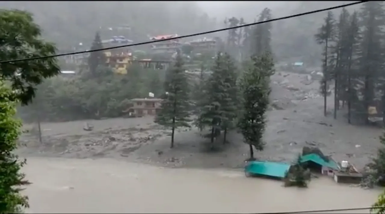 Five killed, five missing in flash floods, landslides