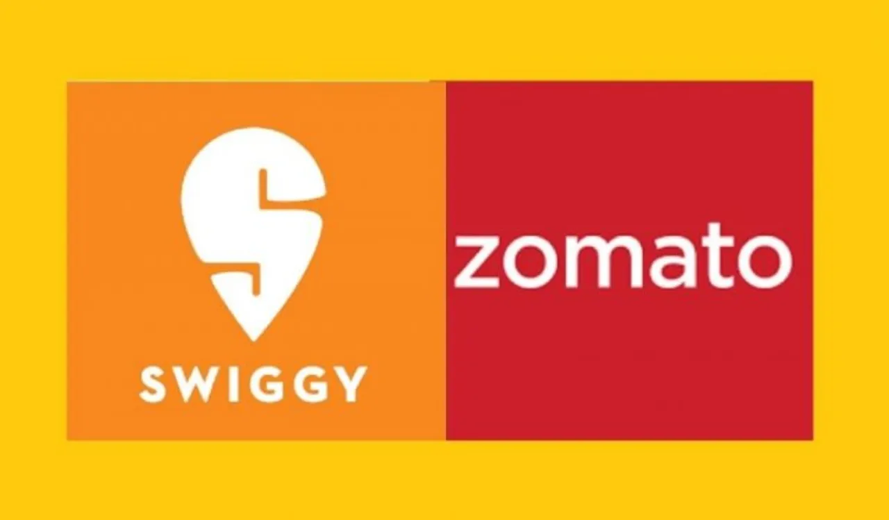 Food delivery app Swiggy and Zomato logo