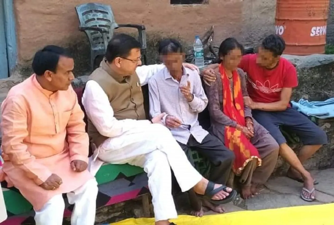Uttarakhand CM Pushkar Singh Dhami visits slain Ankita Bhandari's home, assures justice to family