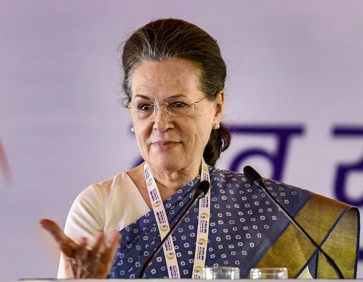 Sonia Gandhi at Chintan Shivir in Udaipur