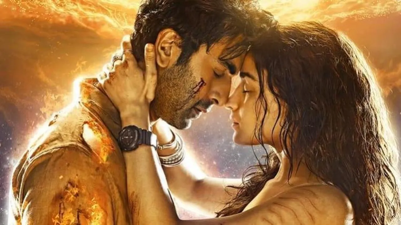 Ranbir Kapoor and Alia Bhatt Brahmastra poster