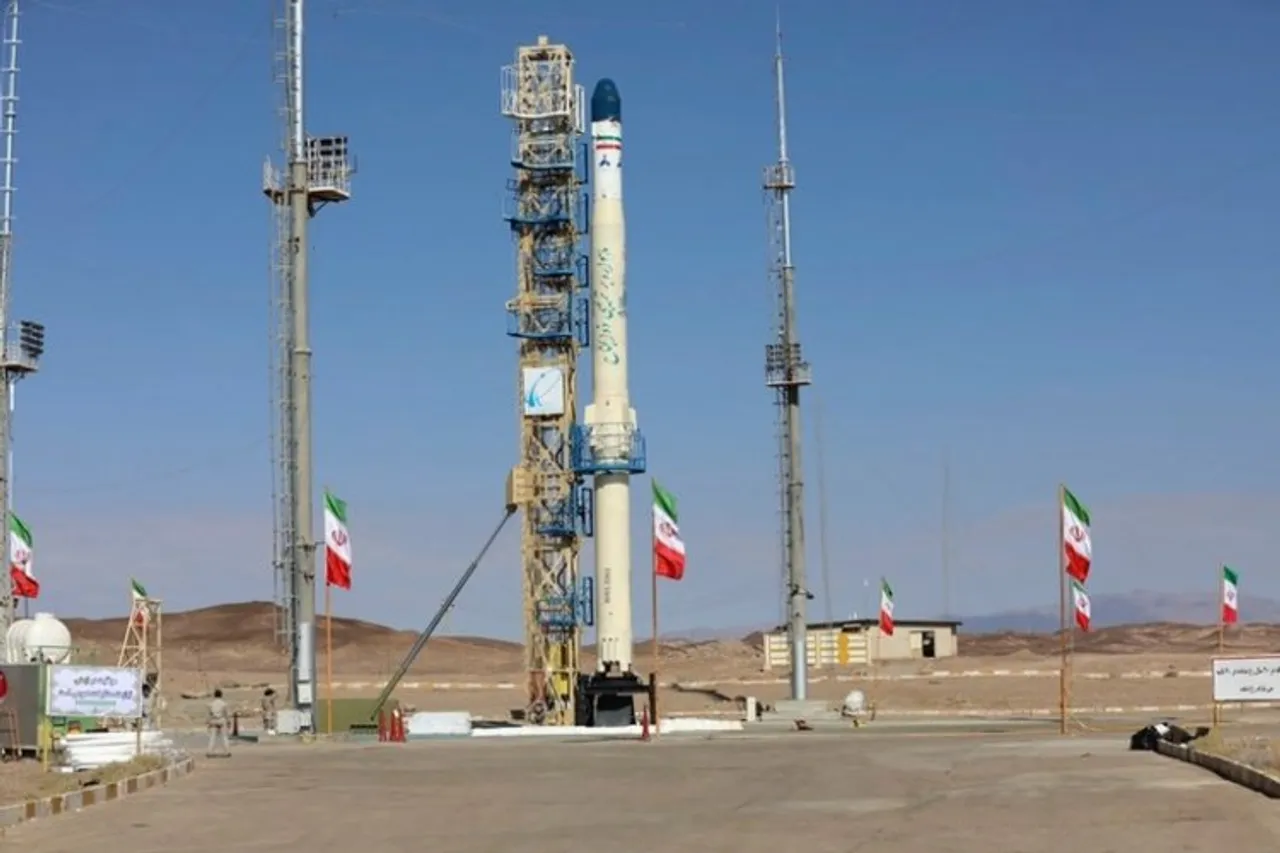 Rocket launch by Iran (Image Courtesy: Aljazeera)