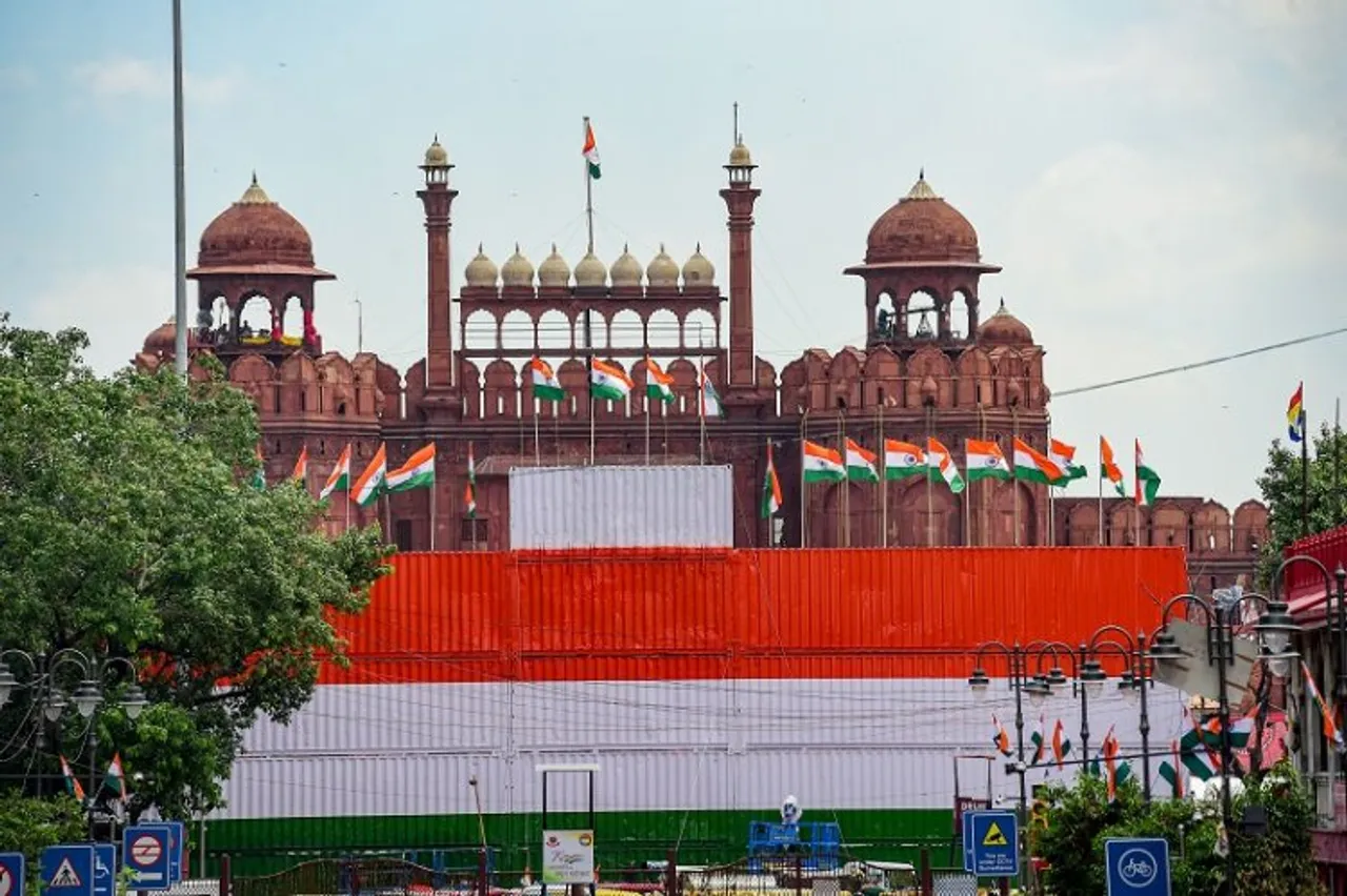 Independence Day preparation at Red Fort