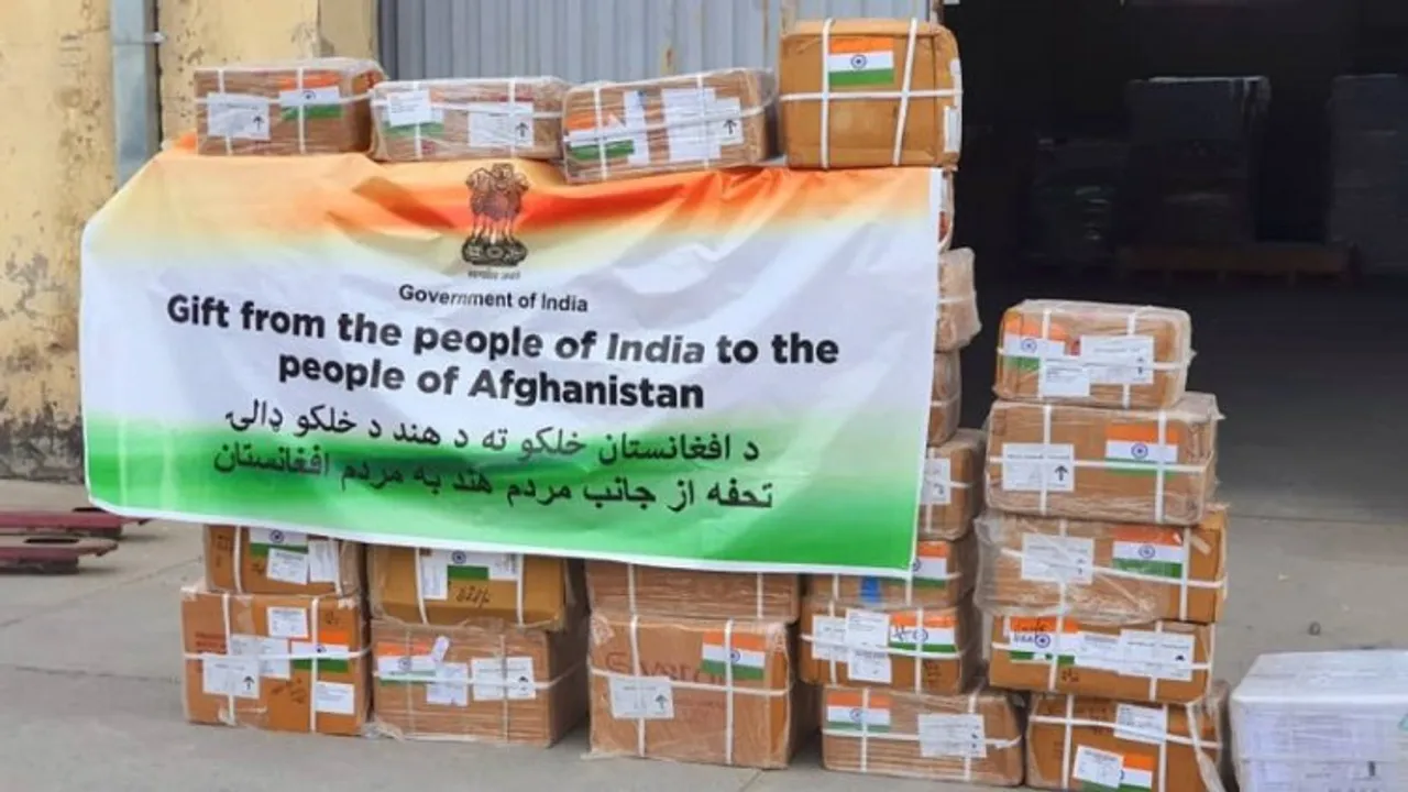 Indian medical assistance supplies to Afghanistan