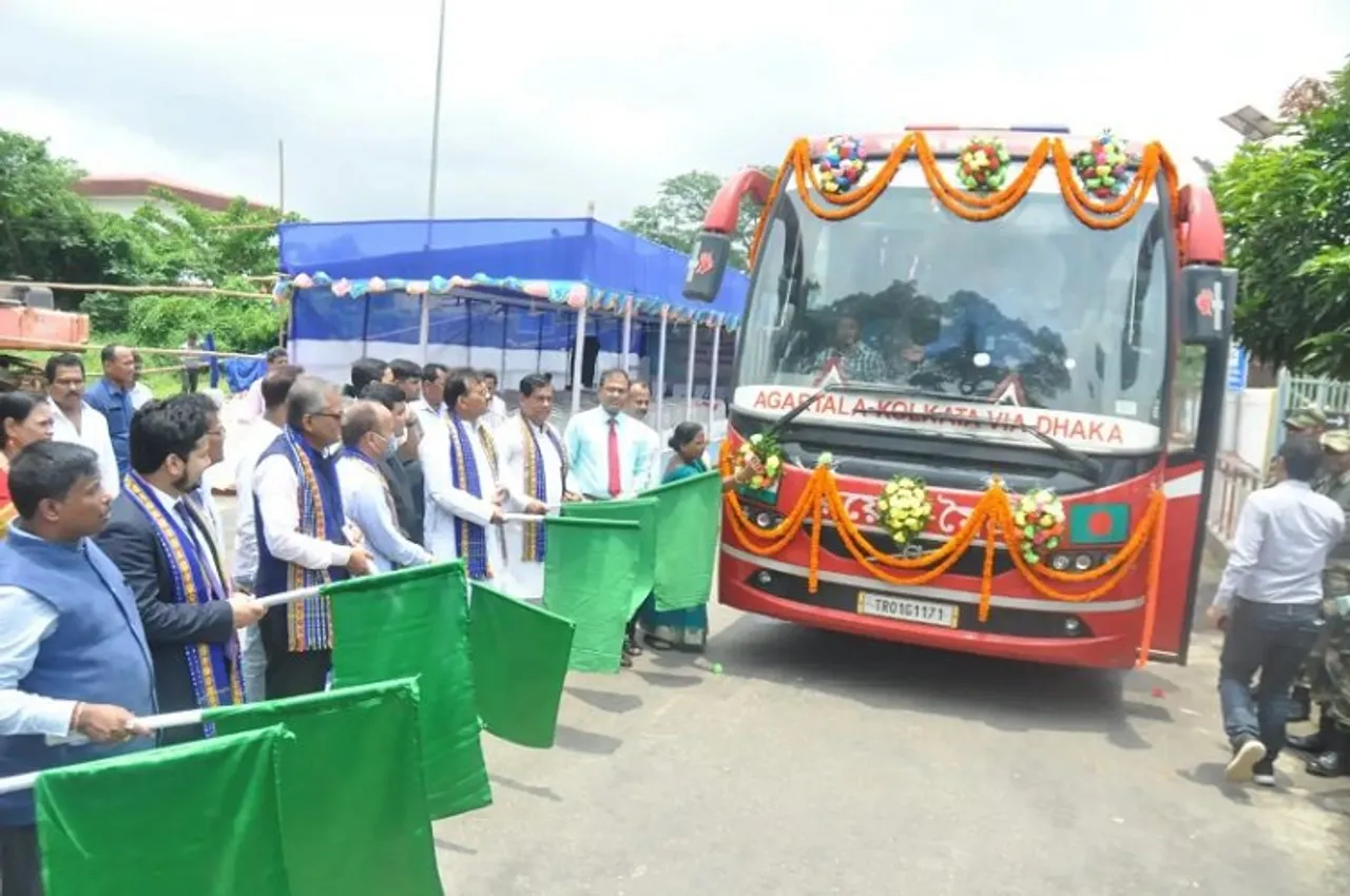 Agartala-Kolkata bus service via Dhaka launched