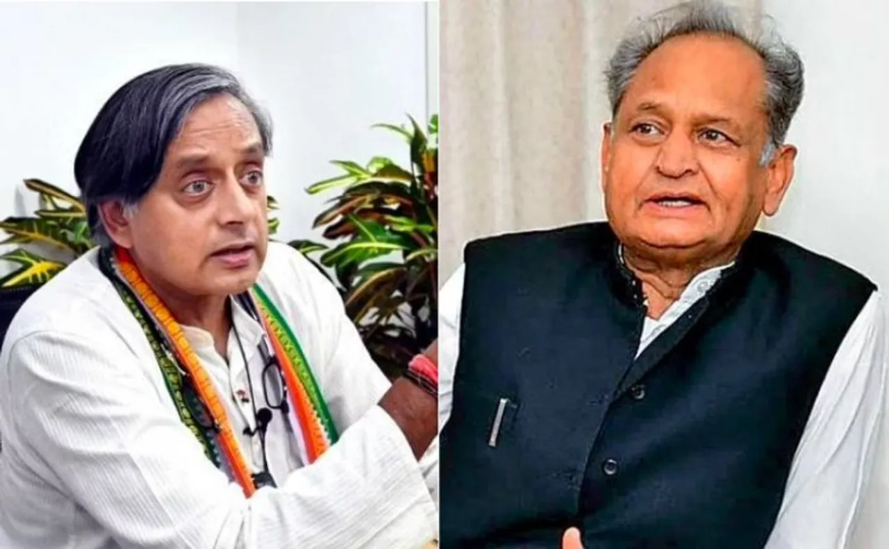 Shashi Tharoor and Ashok Gehlot