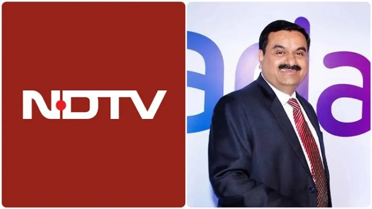 Adani group firms make an open offer to acquire additional 26% stake in NDTV