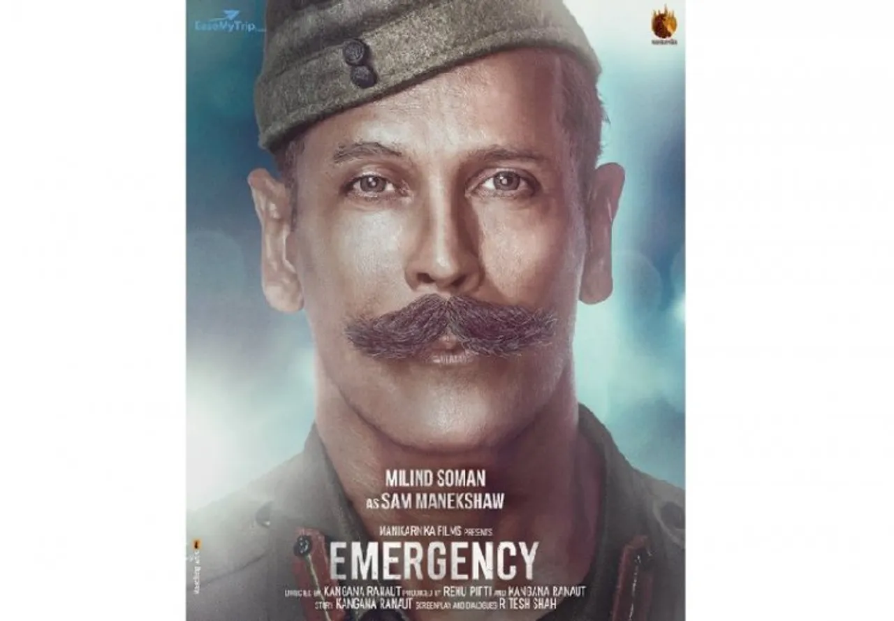 Milind Soman playing Field Marshal Sam Manekshaw in 'Emergency'