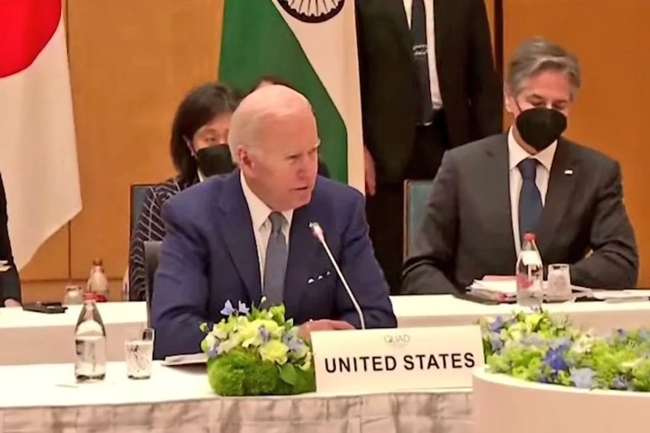 Joe Biden at Quad summit