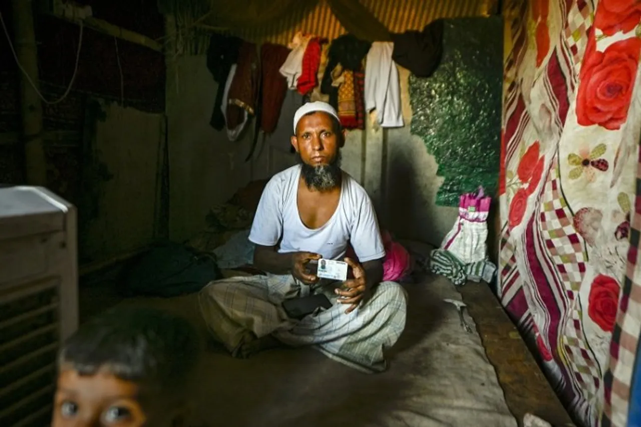 Rohingya refugee in camp, Delhi