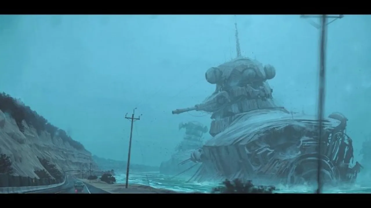 Screenshot from the trailer of The Electric State